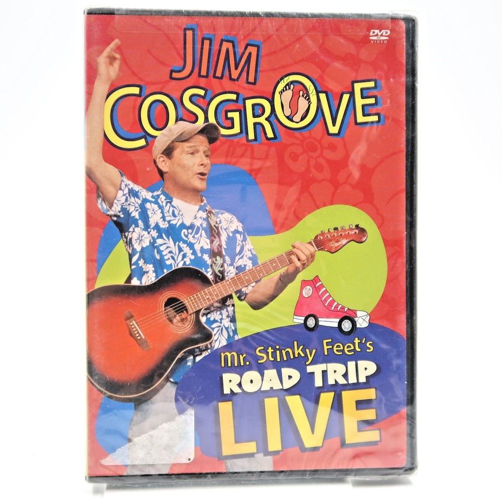 Jim Cosgrove Mr Stinky Feet's Road Trip Live DVD 2006 Warner Bros Kids Music G